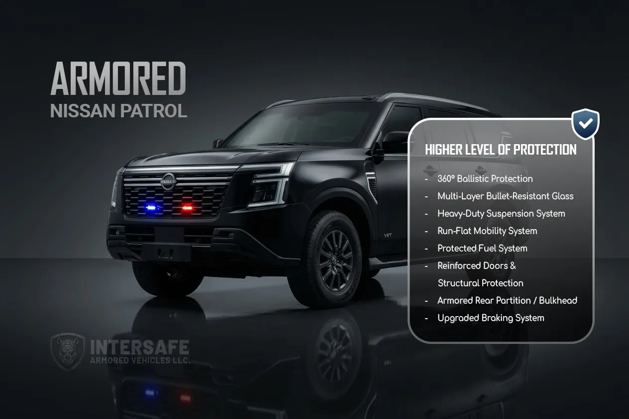 Armored Nissan Patrol , INTERSAFE